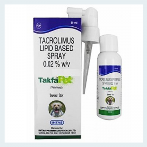 Takfa Pet (Tacrolimus 0.02%) spray, 50ml